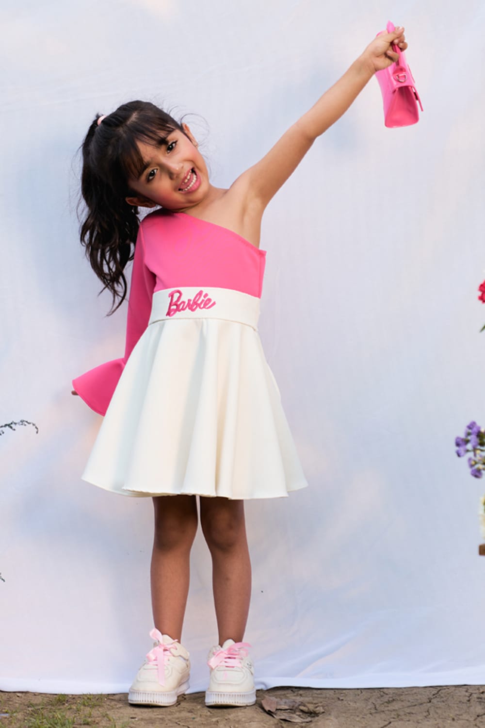 barbie one shoulder dress The Dream Doll... – Designer for Girls tie celebrations Clairo's Clothes (@clairosclothes) • Color:BABYBLUE Magda