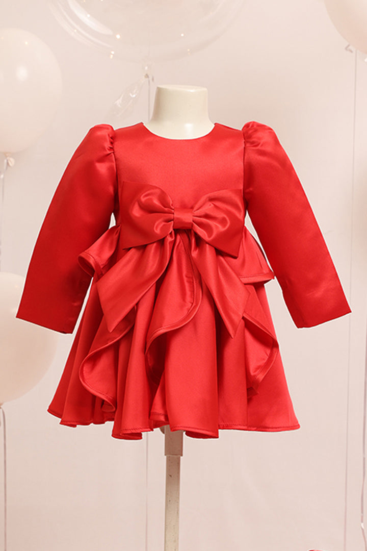 The Red Christmas Swirly Dress