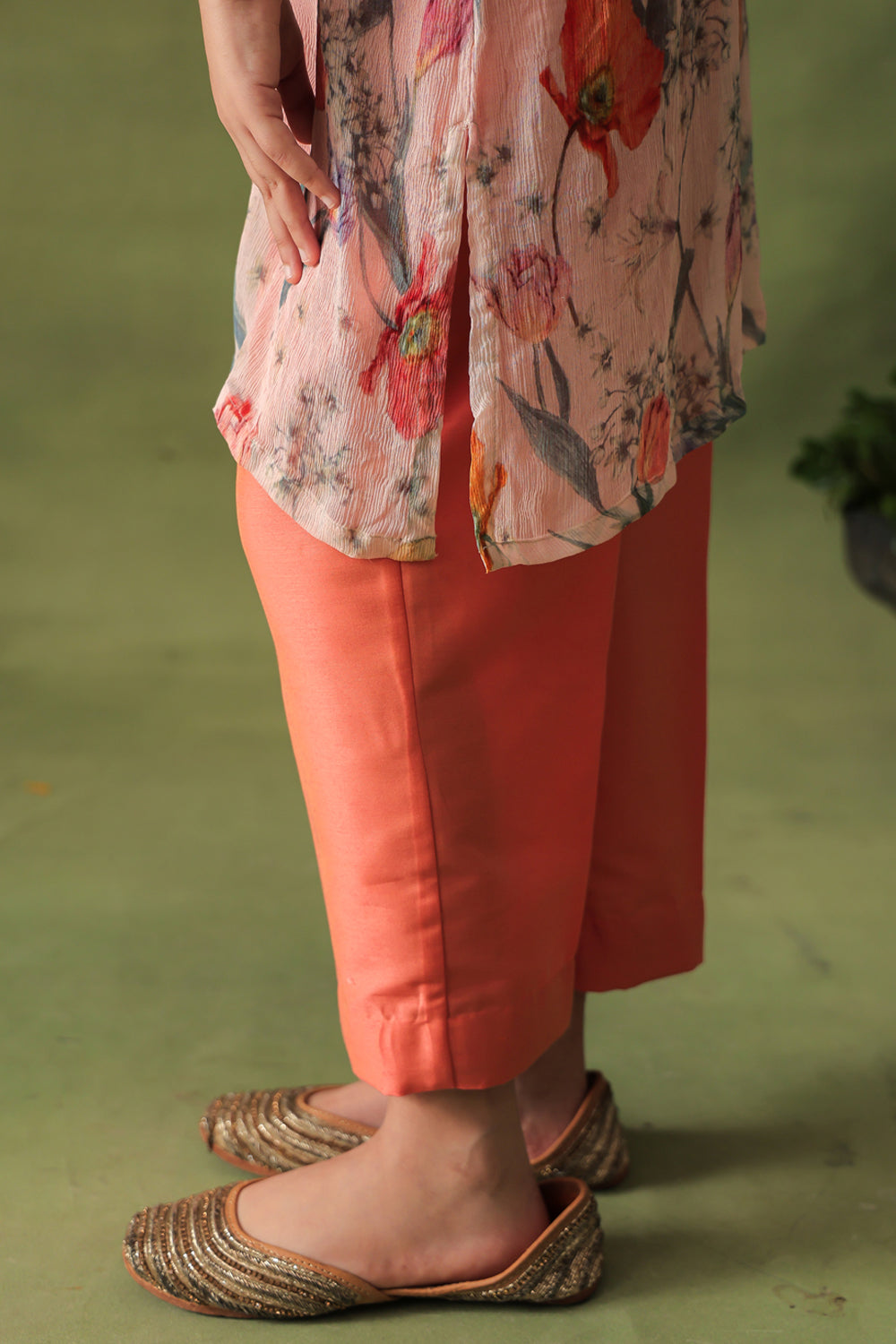 Breezy Rust Floral 3-Piece Co-ord Set
