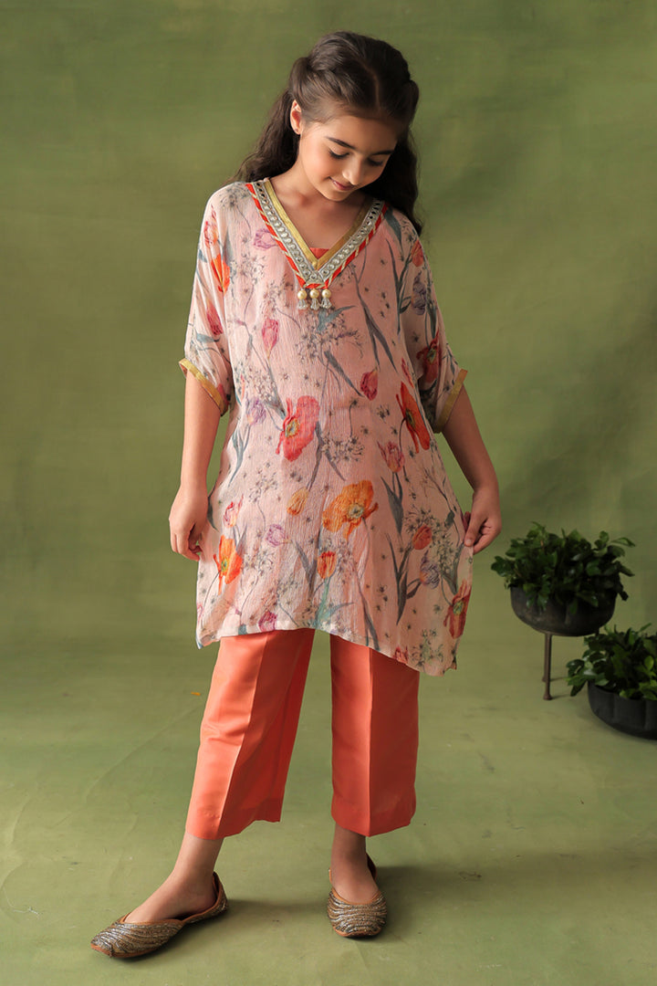 Breezy Rust Floral 3-Piece Co-ord Set