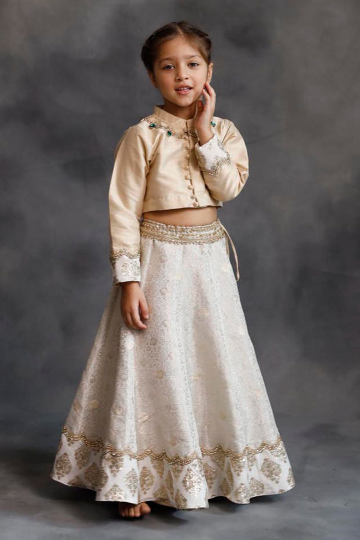 Ivory & Gold Lehenga Set