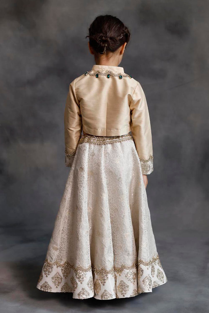 Ivory & Gold Lehenga Set