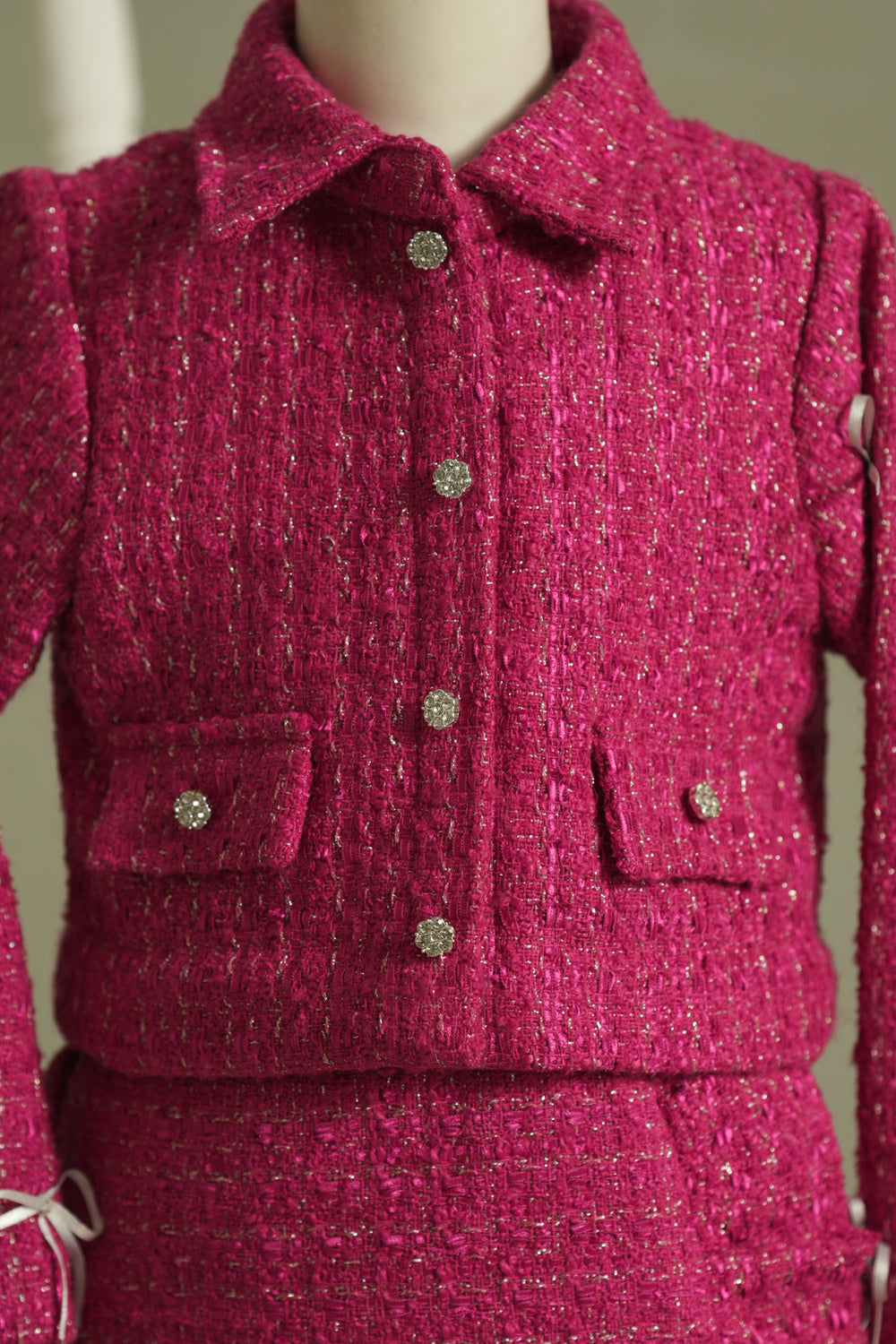 The Parisienne Pink Tweed Set