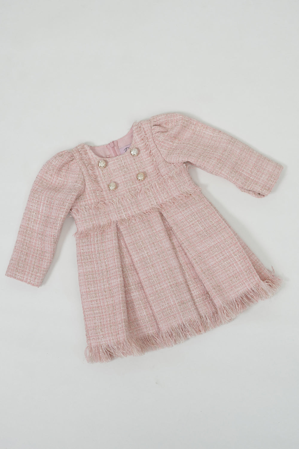 Mademoiselle' Frosted Pink Dress