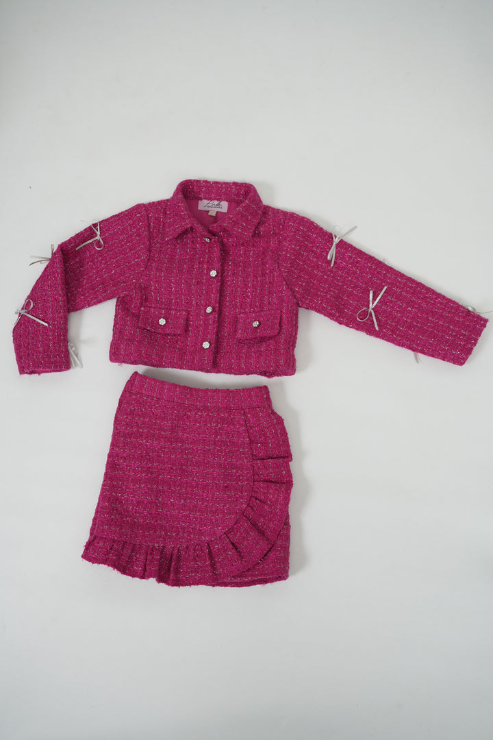 The Parisienne Pink Tweed Set
