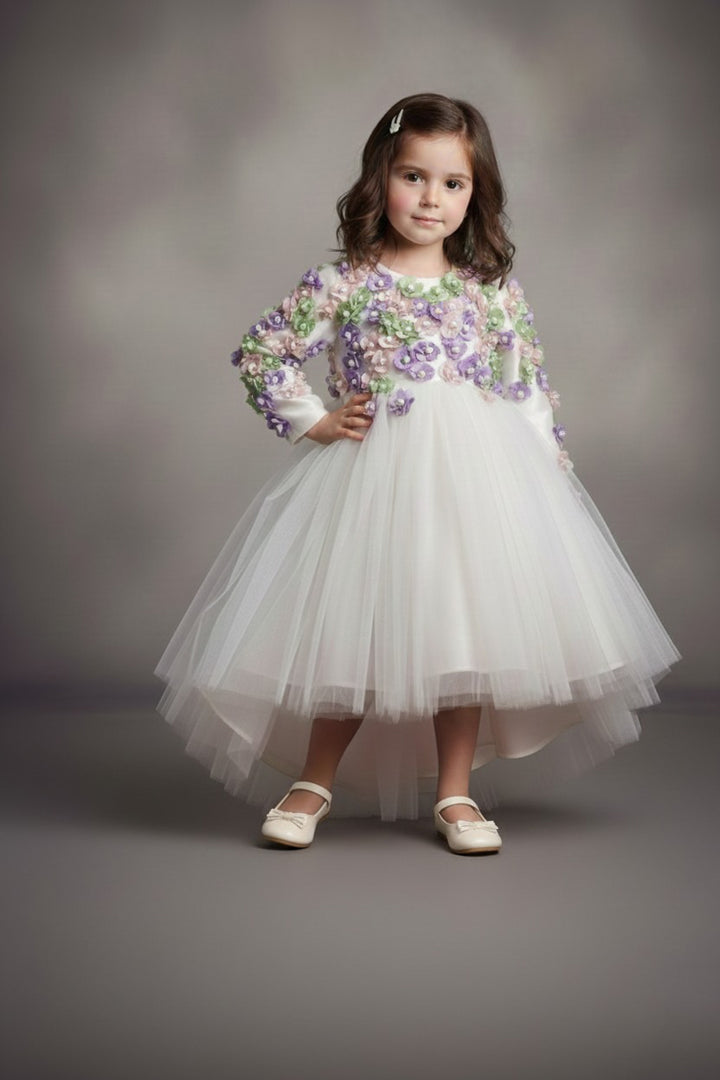 The Pearl White High-Low Dress