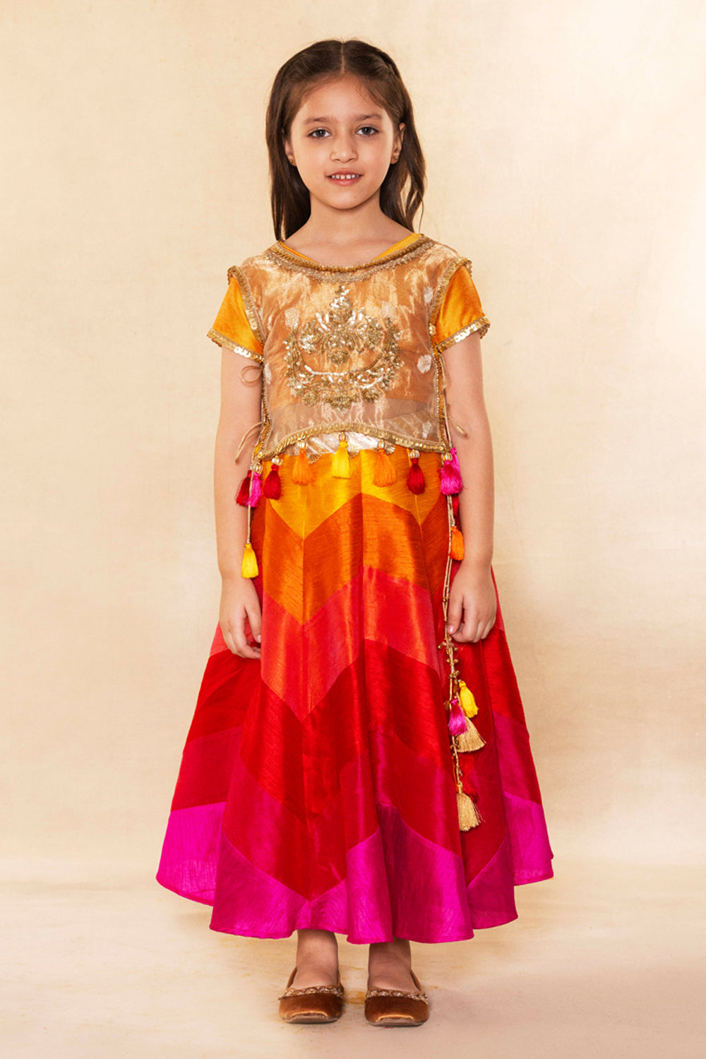 Rang-Rani Ombre Lehenga With Jacket Set