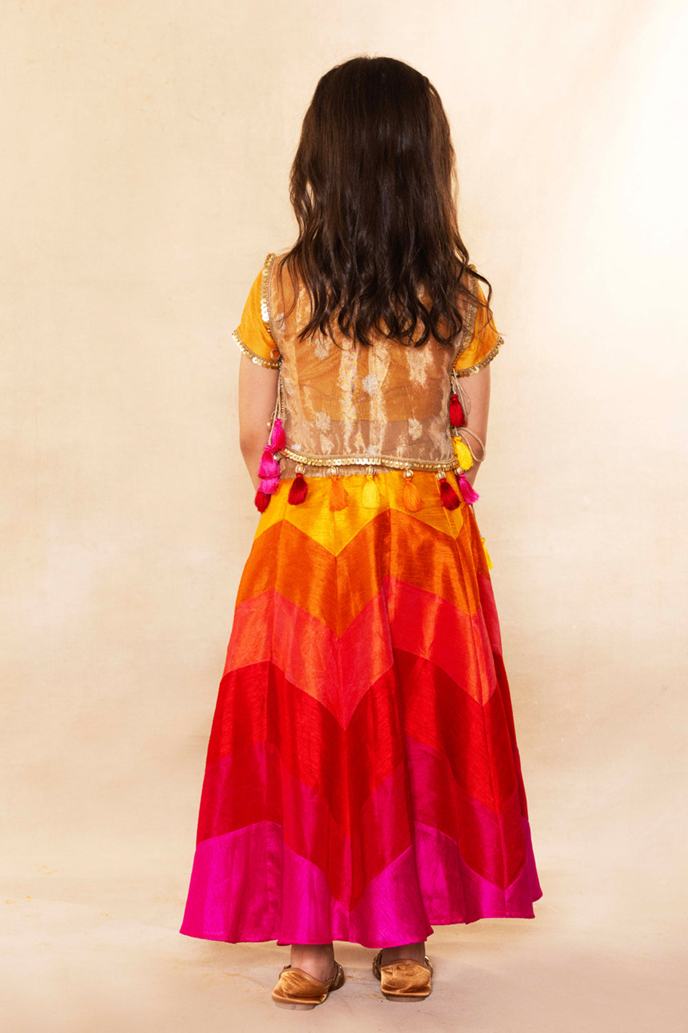Rang-Rani Ombre Lehenga With Jacket Set