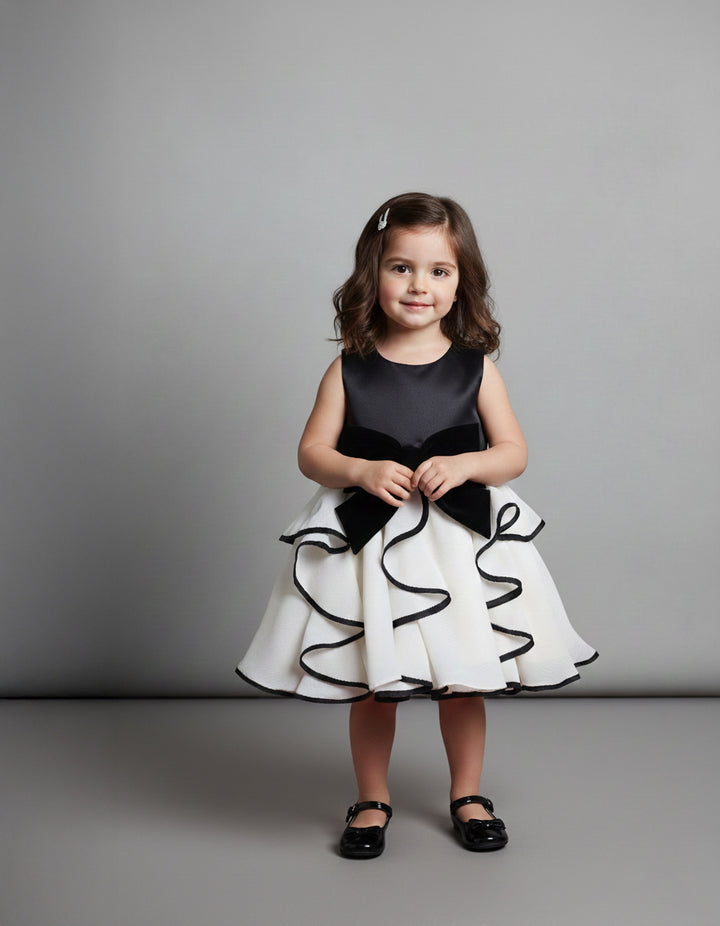 Swirly Dress with Bow