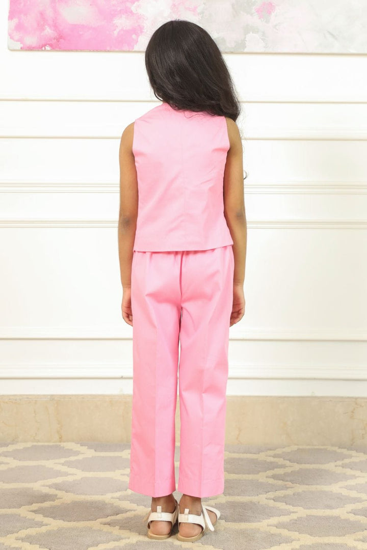 Miss Boss Little' - Pink Co-ord Set – Pink Kids Co-ord Set | PNK – Isha Arora India