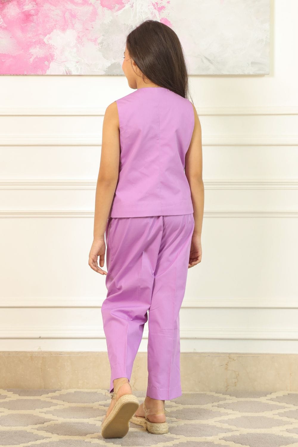 Miss Boss Little' - Purple Co-ord Set – Purple Kids Co-ord Set | PNK – Isha Arora India