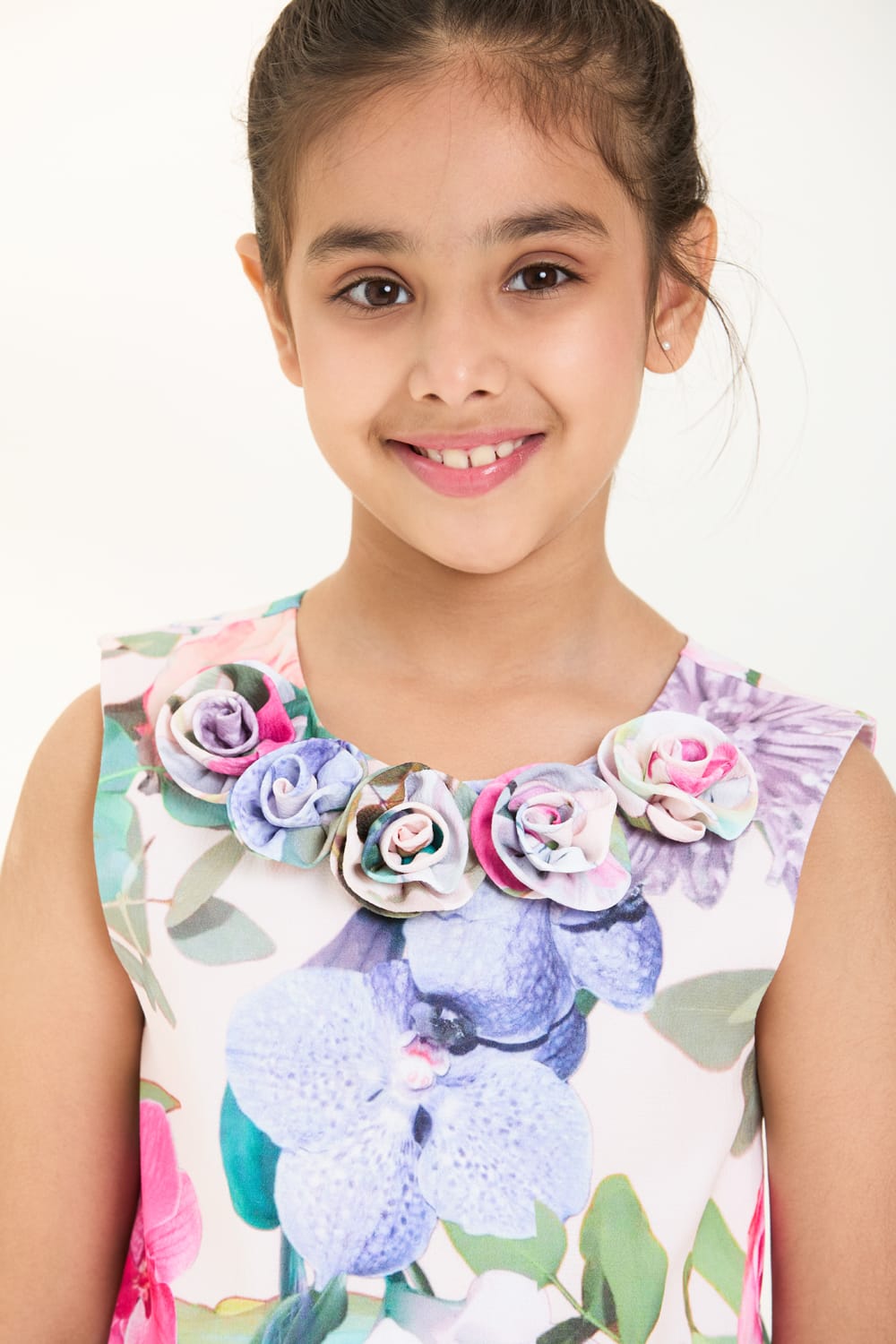 The Floral Fantasy Two-Piece Set – Multicolour Kids Co-ord Set | PNK – Isha Arora India