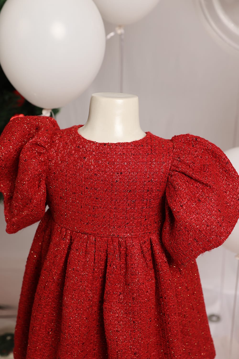 A Santa Surprise Dress – Black Designer Dress for Girls | PNK – Isha Arora India