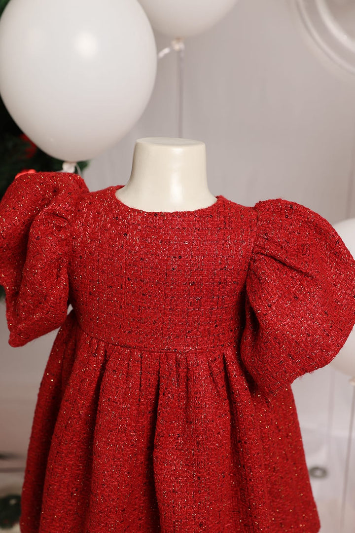 A Santa Surprise Dress – Black Designer Dress for Girls | PNK – Isha Arora India