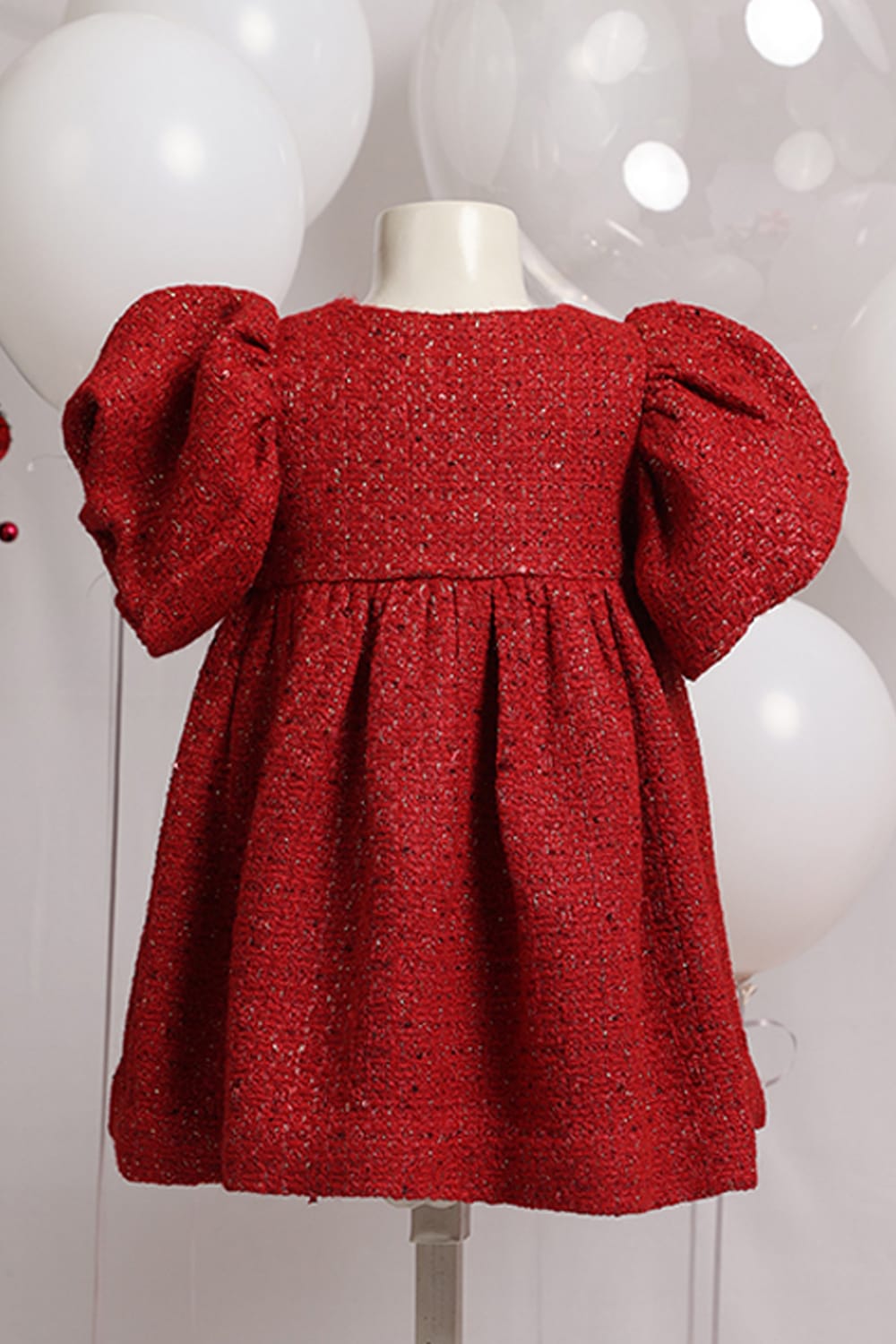 A Santa Surprise Dress – Black Designer Dress for Girls | PNK – Isha Arora India