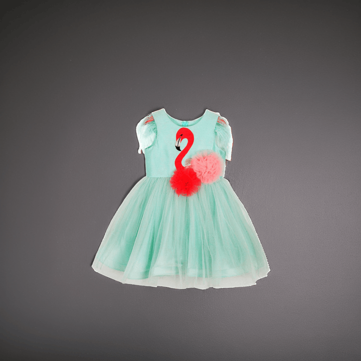 Aqua Green Dress – Pink Designer Dress for Girls | PNK – Isha Arora India