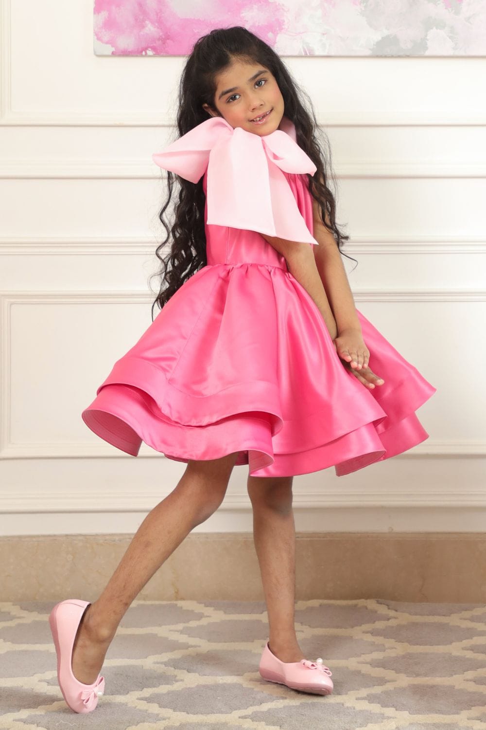 Barbie Ballerina Dress – Pink Designer Dress for Girls | PNK – Isha Arora India