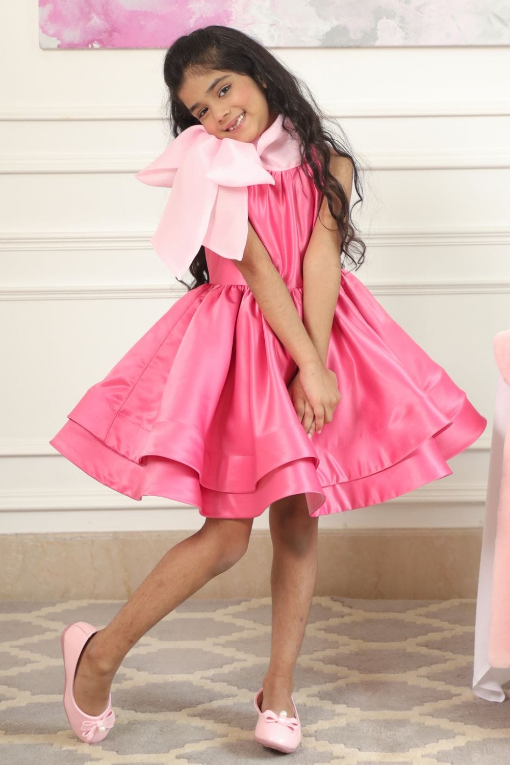 Barbie Ballerina Dress – Pink Designer Dress for Girls | PNK – Isha Arora India