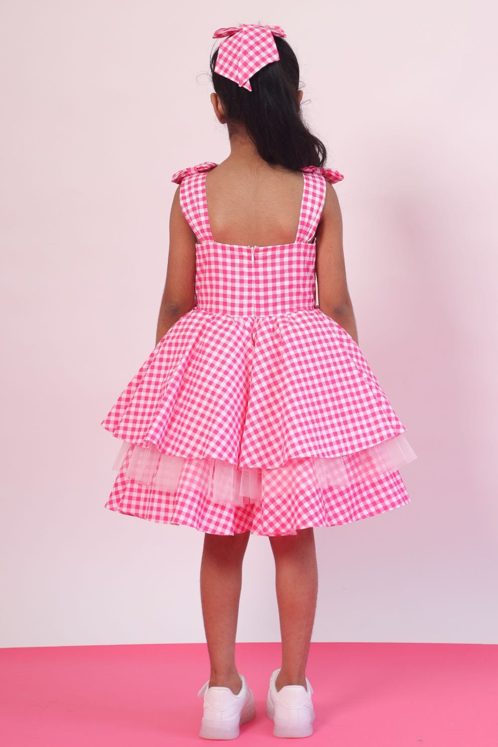 Barbie Pink Dress – Pink Designer Dress for Girls | PNK – Isha Arora India