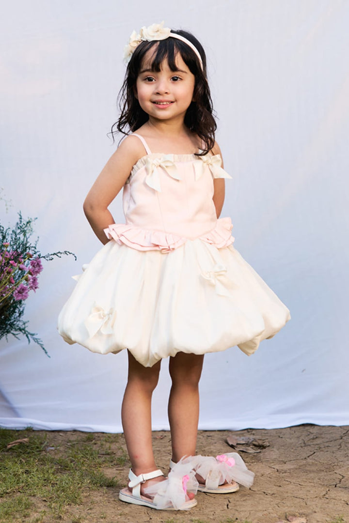 Cute Balloon Birthday Dress – Pink Designer Dress for Girls | PNK – Isha Arora India