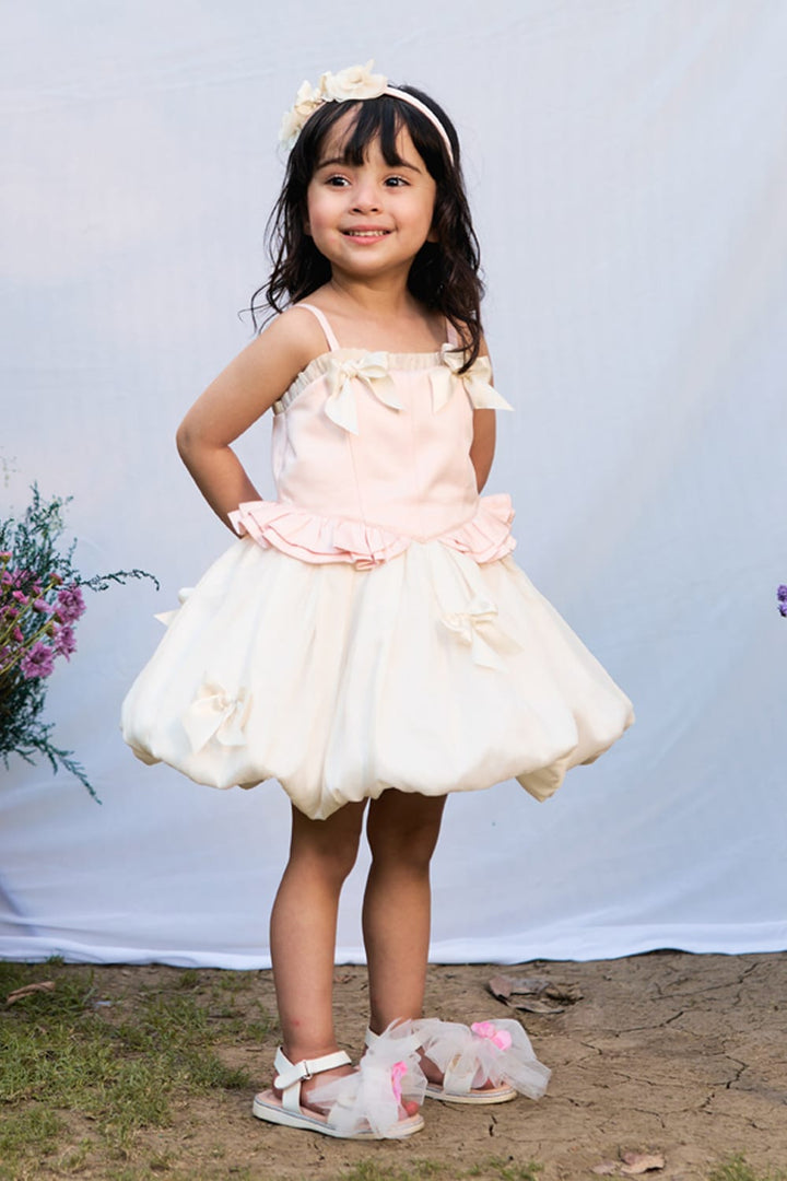 Cute Balloon Birthday Dress – Pink Designer Dress for Girls | PNK – Isha Arora India