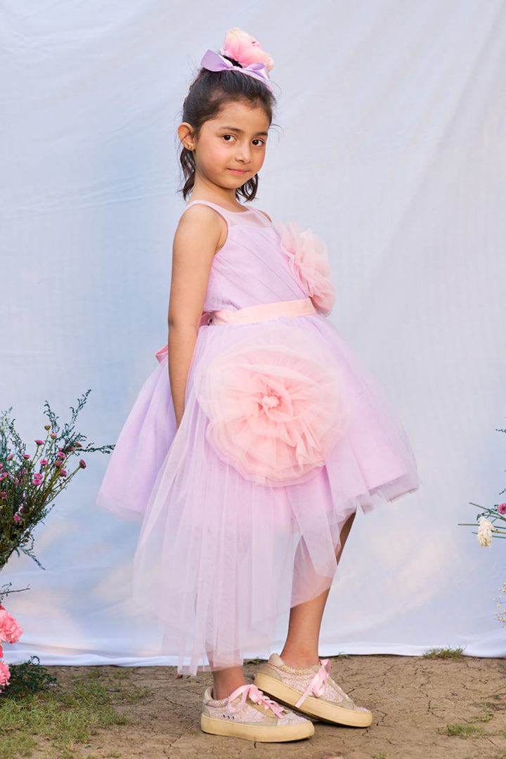 I Am Rapunzel Purple Dress – Purple Designer Dress for Girls | PNK – Isha Arora India