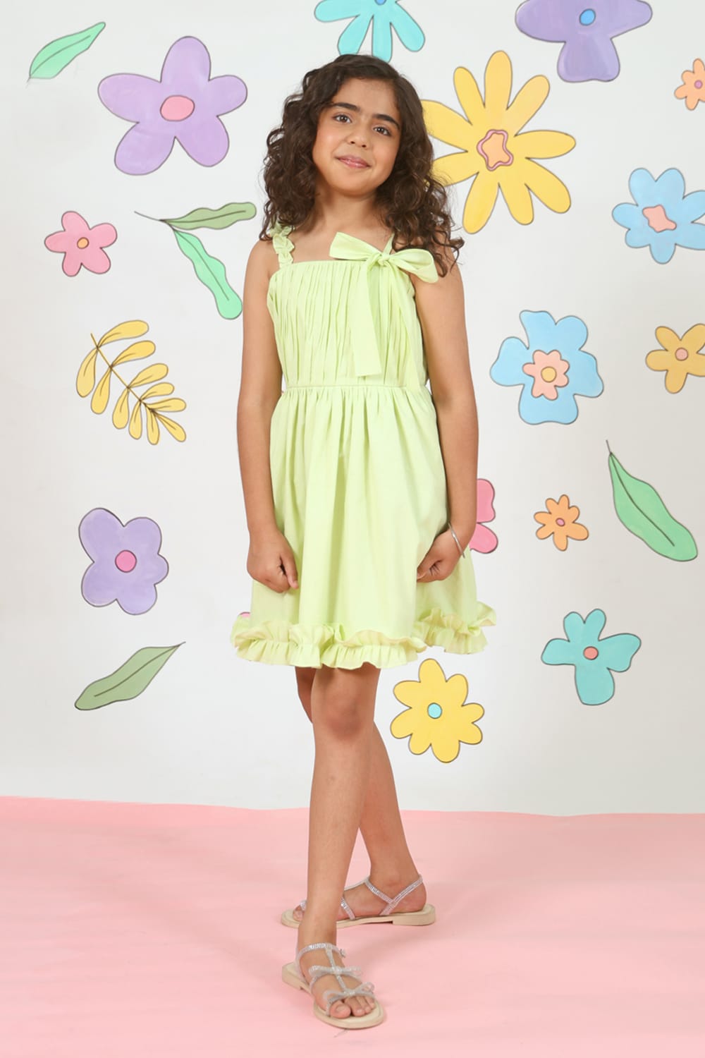 Limoncello Dress – Yellow Designer Dress for Girls | PNK – Isha Arora India