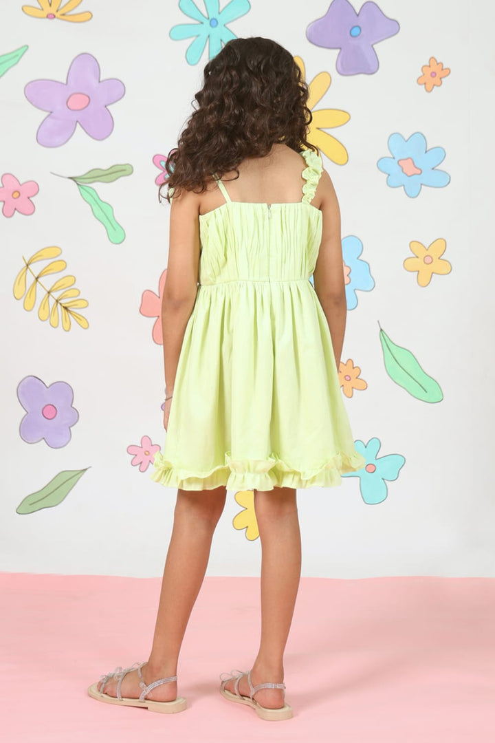 Limoncello Dress – Yellow Designer Dress for Girls | PNK – Isha Arora India