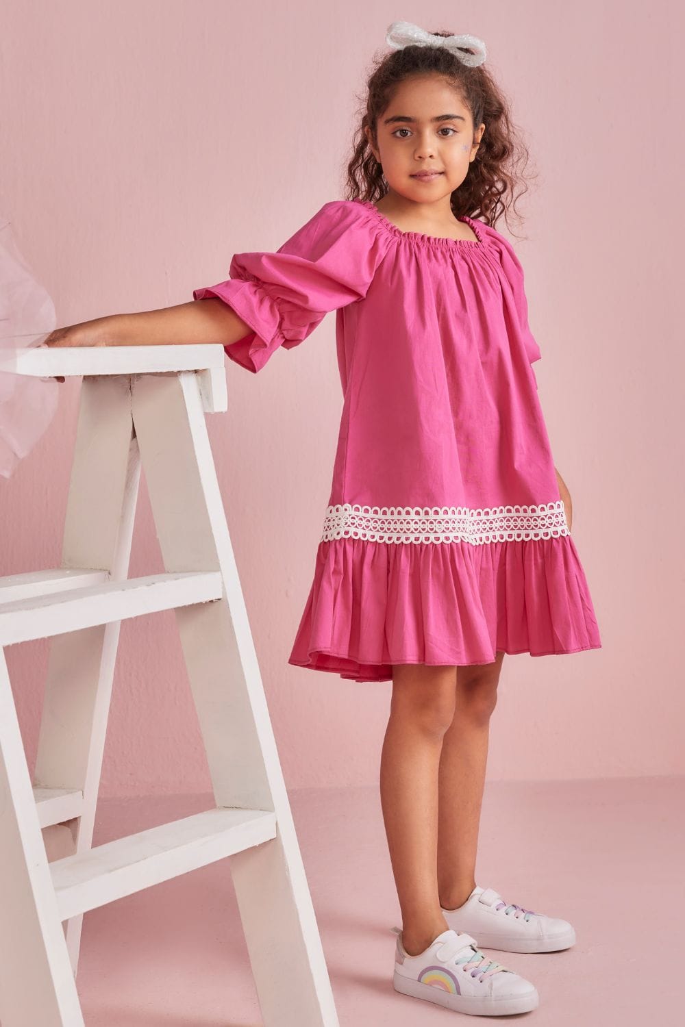 Love Pink Dress – Pink Designer Dress for Girls | PNK – Isha Arora India