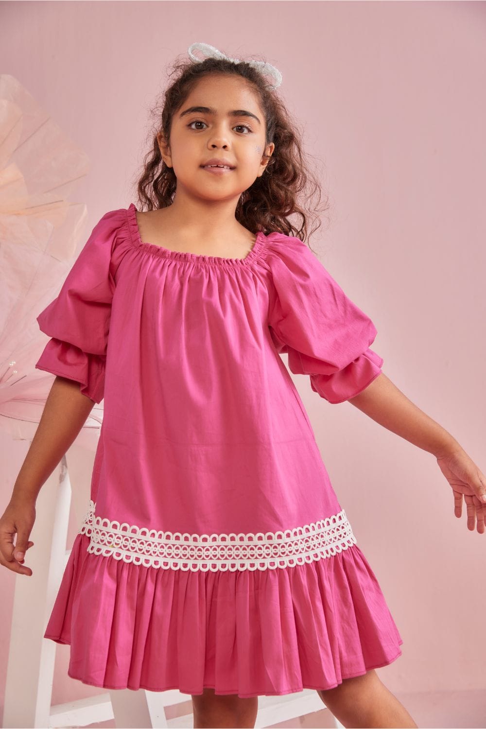 Love Pink Dress – Pink Designer Dress for Girls | PNK – Isha Arora India