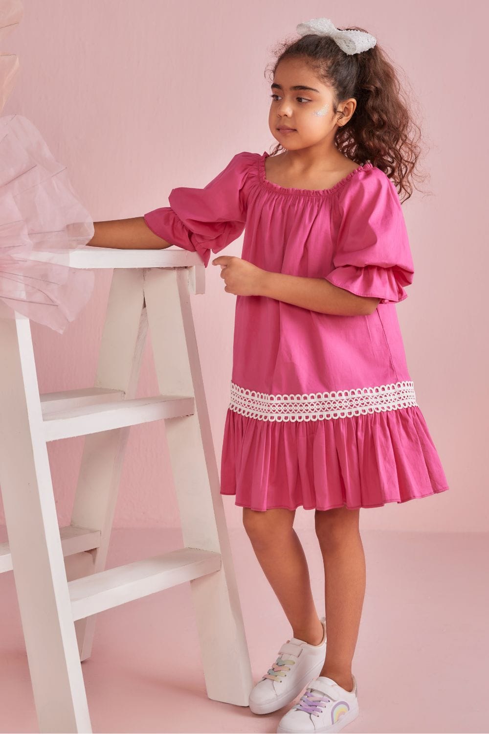 Love Pink Dress – Pink Designer Dress for Girls | PNK – Isha Arora India
