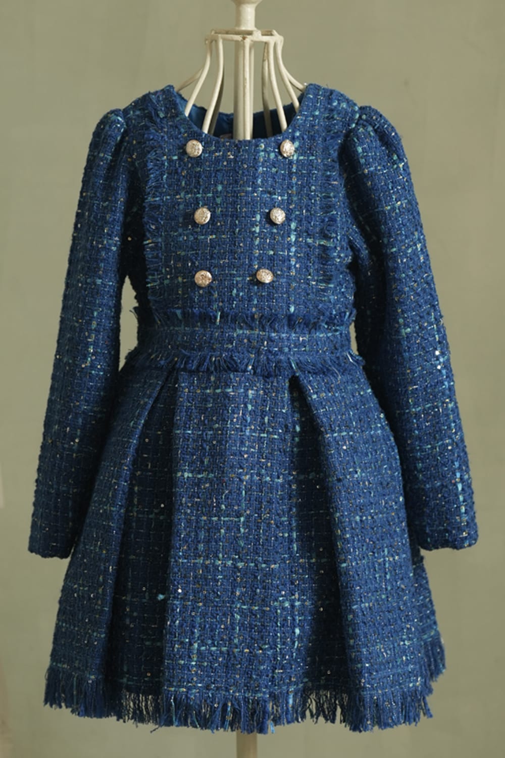 Mademoiselle' Midnight Fable Dress – Blue Designer Dress for Girls | PNK – Isha Arora India