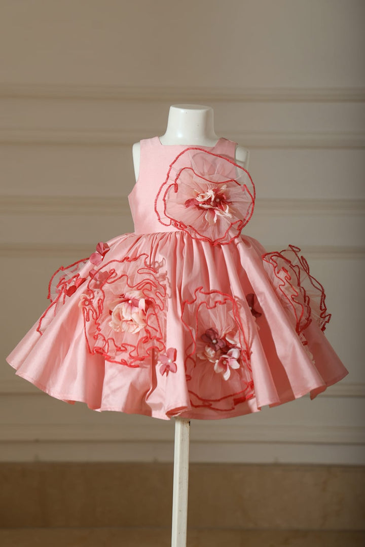 My Little Sweetpea' Dress – Pink Designer Dress for Girls | PNK – Isha Arora India