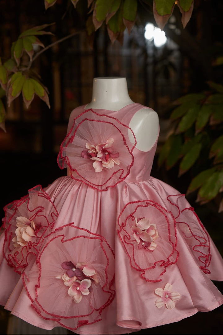 My Little Sweetpea' Dress – Pink Designer Dress for Girls | PNK – Isha Arora India