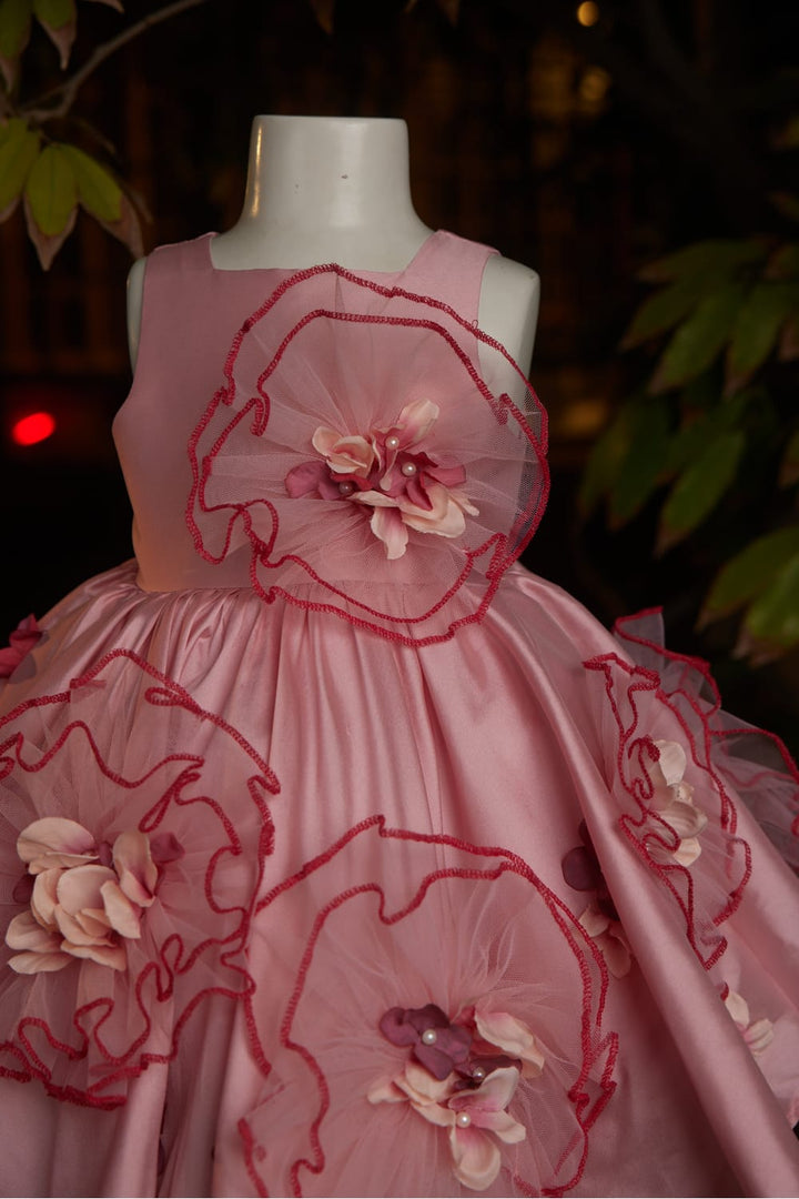 My Little Sweetpea' Dress – Pink Designer Dress for Girls | PNK – Isha Arora India