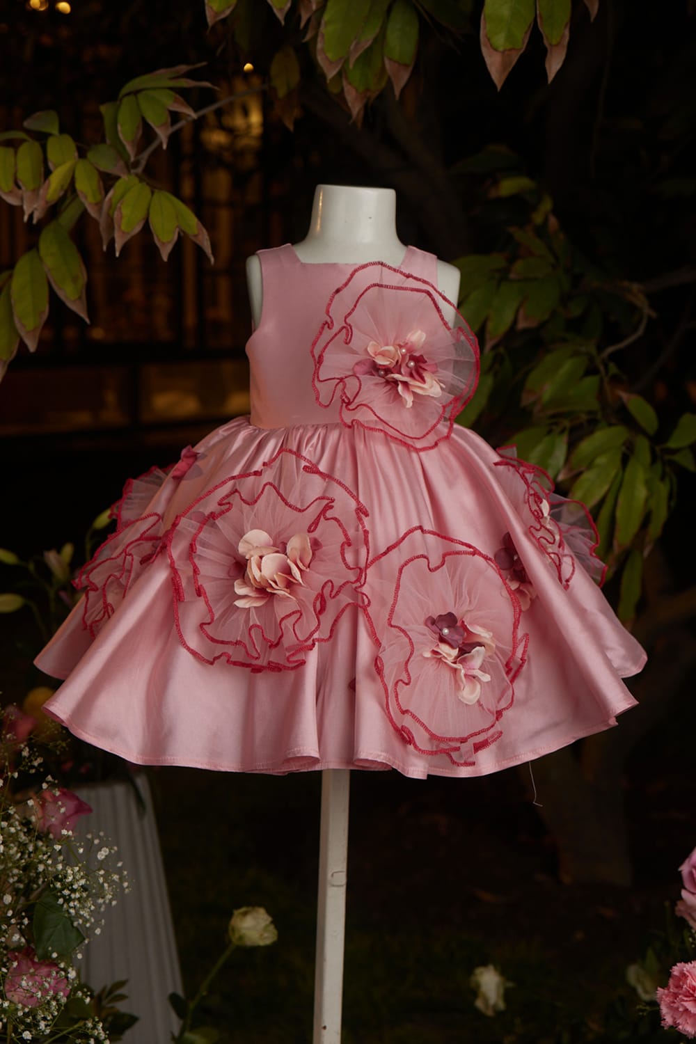 My Little Sweetpea' Dress – Pink Designer Dress for Girls | PNK – Isha Arora India