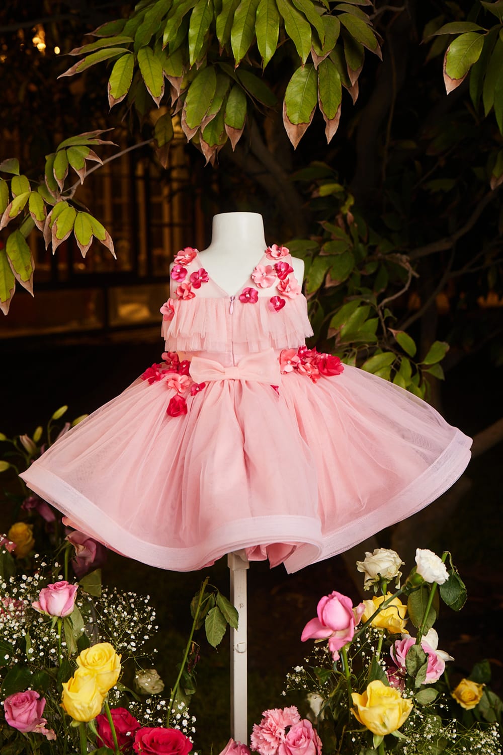 Pink Cloud Dress – Pink Designer Dress for Girls | PNK – Isha Arora India