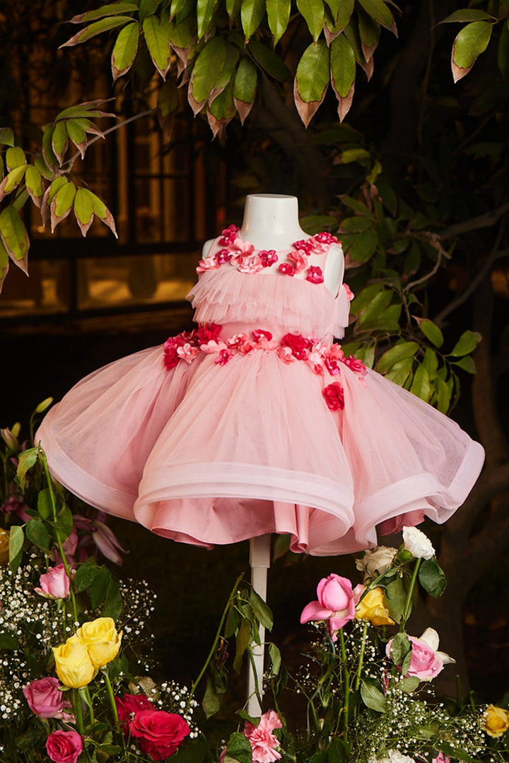 Pink Cloud Dress – Pink Designer Dress for Girls | PNK – Isha Arora India