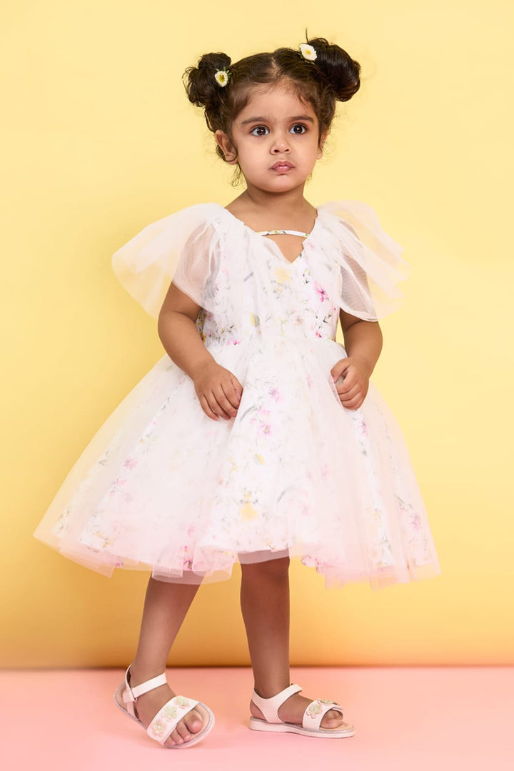 The Blossom Breeze Dress – Pink Designer Dress for Girls | PNK – Isha Arora India