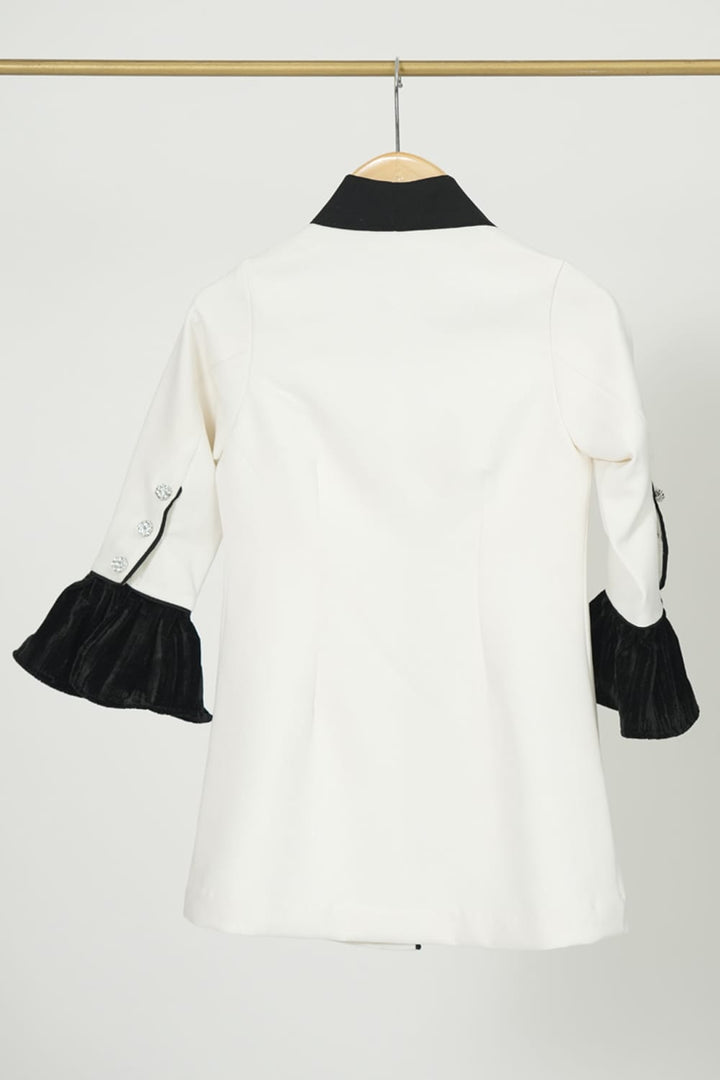 The Classic Chic Dress – White Designer Dress for Girls | PNK – Isha Arora India