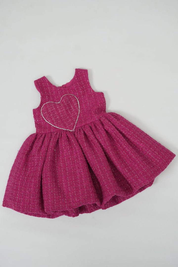 The Love Pink Dress – Pink Designer Dress for Girls | PNK – Isha Arora India