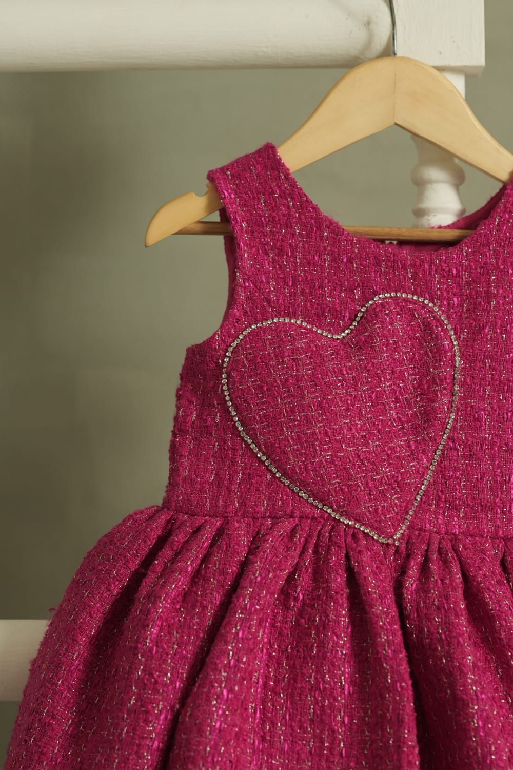 The Love Pink Dress – Pink Designer Dress for Girls | PNK – Isha Arora India