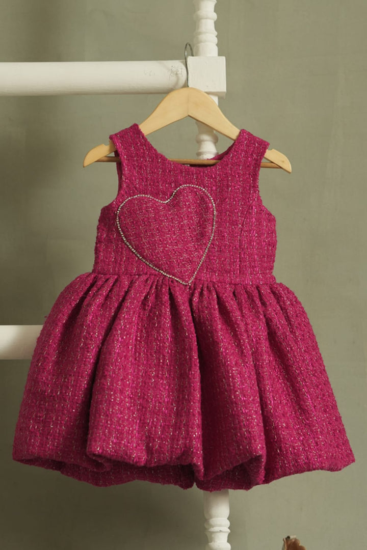 The Love Pink Dress – Pink Designer Dress for Girls | PNK – Isha Arora India