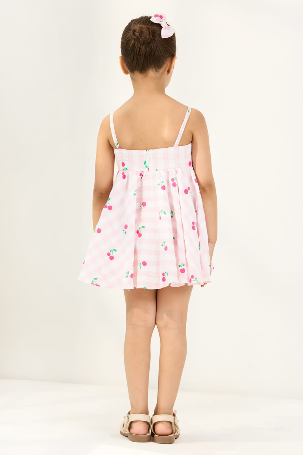 The Pink Fruity Flair Dress – Pink Designer Dress for Girls | PNK – Isha Arora India