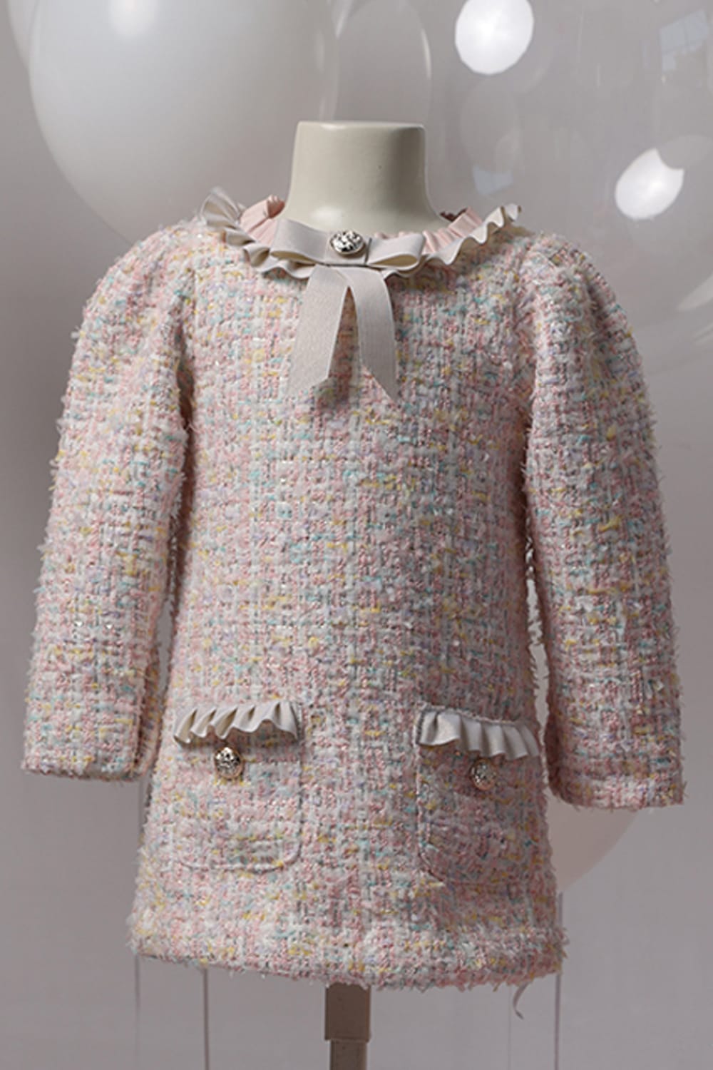 The Pink Snow Dress – Pink Designer Dress for Girls | PNK – Isha Arora India