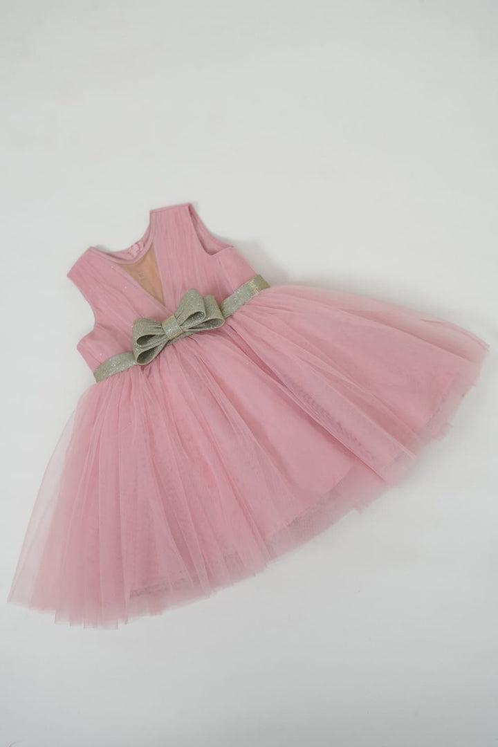 The Valentine Pink Tulle Dress – Pink Designer Dress for Girls | PNK – Isha Arora India