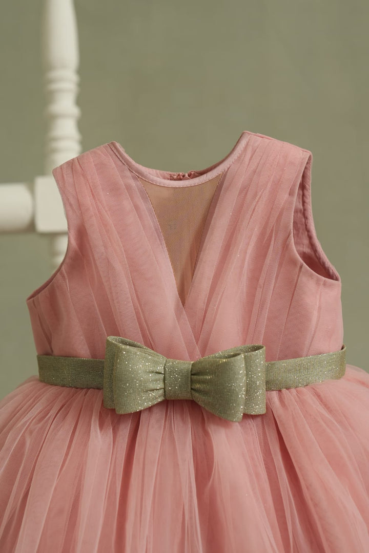 The Valentine Pink Tulle Dress – Pink Designer Dress for Girls | PNK – Isha Arora India