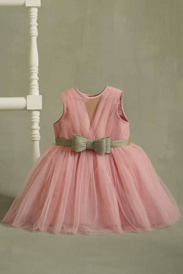 The Valentine Pink Tulle Dress – Pink Designer Dress for Girls | PNK – Isha Arora India