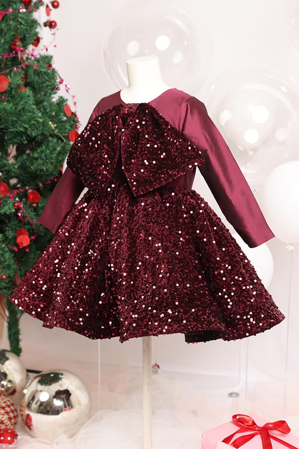 The Winter Twilight Dress – Pink Designer Dress for Girls | PNK – Isha Arora India
