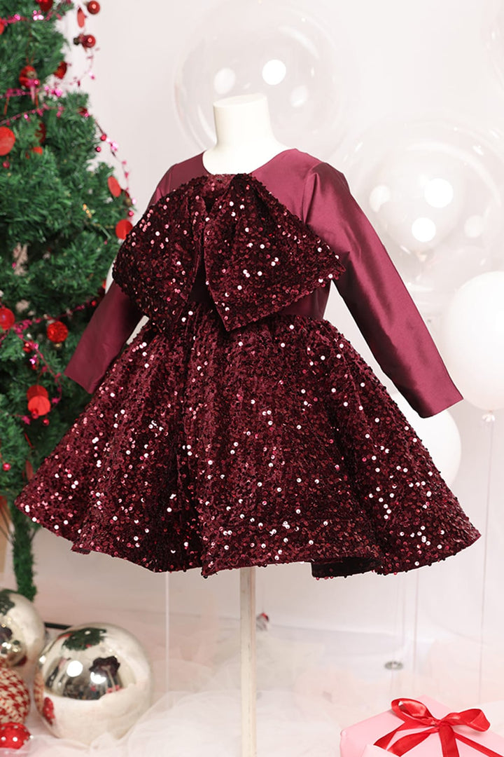 The Winter Twilight Dress – Pink Designer Dress for Girls | PNK – Isha Arora India